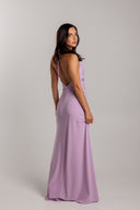 Monot - V-Neck Draped Maxi Dress