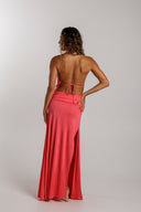 The New Arrivals Ilkyaz Ozel - Tanit Draped Satin Gown