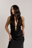 Misha - Celine Satin Maxi Dress